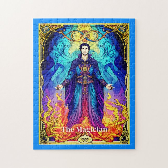 Tarot Card The Magician (Vertikal)