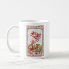 Tarot Card The Pizza Funny Tarot Skeletton Tarot Kaffeetasse