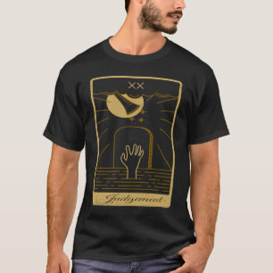 Tarot-Card-Urteil Okkultistisches Halloween T-Shirt