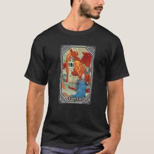Tarot Cards - Turm - Okkult - Glücksspiel - Los T-Shirt