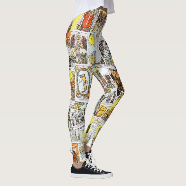 Tarot Cards Yoga Legging Leggings (Rechts)