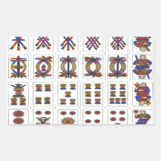 Tarot de Marseille Rechteckiger Aufkleber