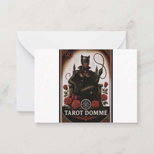 Tarot Domme Mitteilungskarten (Vorderseite)