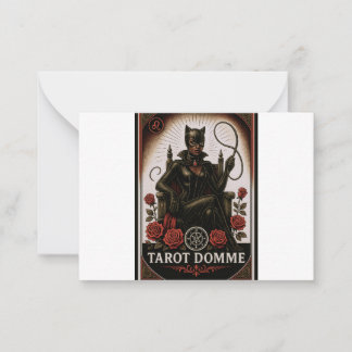Tarot Domme Mitteilungskarten