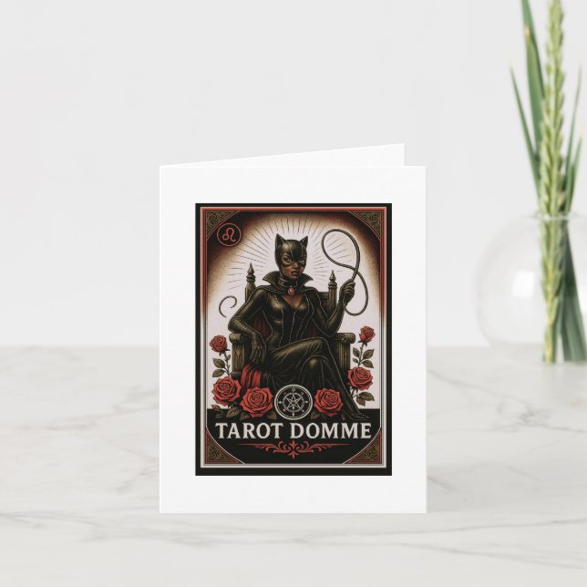 Tarot Domme Mitteilungskarten (Vorderseite)