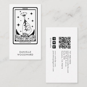 Tarot Esthetiker Branding QR Code Visitenkarte