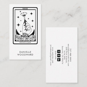 Tarot Esthetiker Branding Visitenkarte