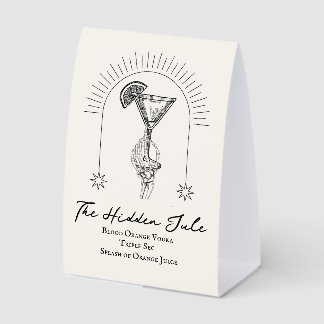 Tarot Getränkeschild Tischaufsteller