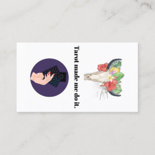 Tarot hat mich dazu gebracht, es zu tun visitenkarte
