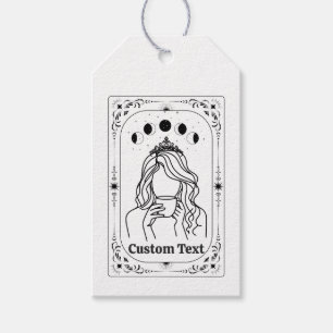 Tarot Himmelsmond Tierkreis Astrologie Whimsical Geschenkanhänger