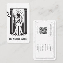 Tarot Hochpriesterin rauchte soziale Medien QR