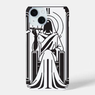 Tarot Hohepriesterin Unkraut Rauchen Okkultismus Case-Mate iPhone Hülle