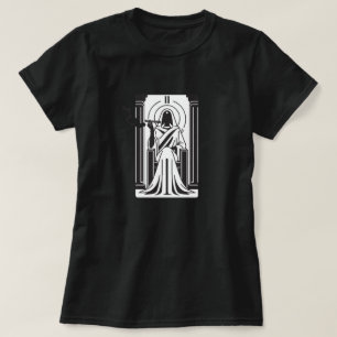 Tarot Hohepriesterin Unkraut Rauchen Okkultismus T-Shirt