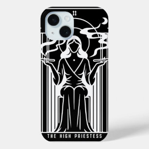 Tarot Hohepriesterin Weiblich Gras Rauchen Okkulti Case-Mate iPhone Hülle