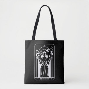 Tarot Hohepriesterin Weiblich Weed Rauchen Okkult Tasche