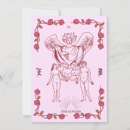 Tarot-inspirierte Hochzeitseinladung  Einladung