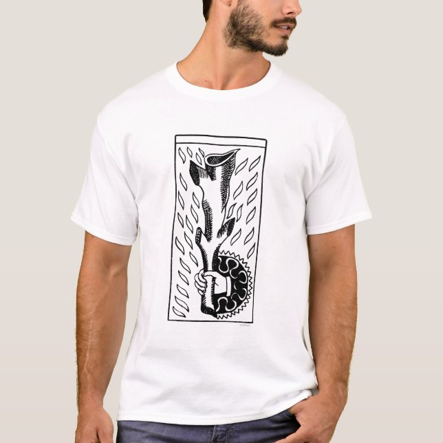 Tarot-Karte: As von Rod T-Shirt (Vorderseite)