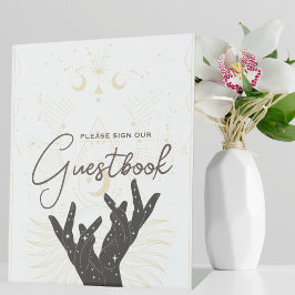Tarot-Karte | Bridal Wedding | Neutral Guestbook Sockelschild