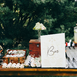 Tarot-Karte | Bridal Wedding | Neutrale Bar Sockelschild