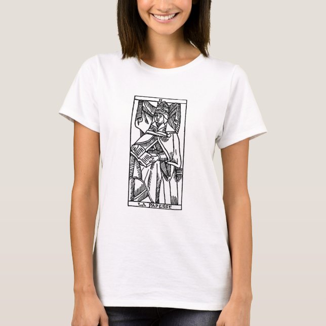 Tarot-Karte: Das Popess T-Shirt (Vorderseite)