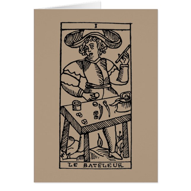Tarot-Karte: Der Jongleur (Vorne)