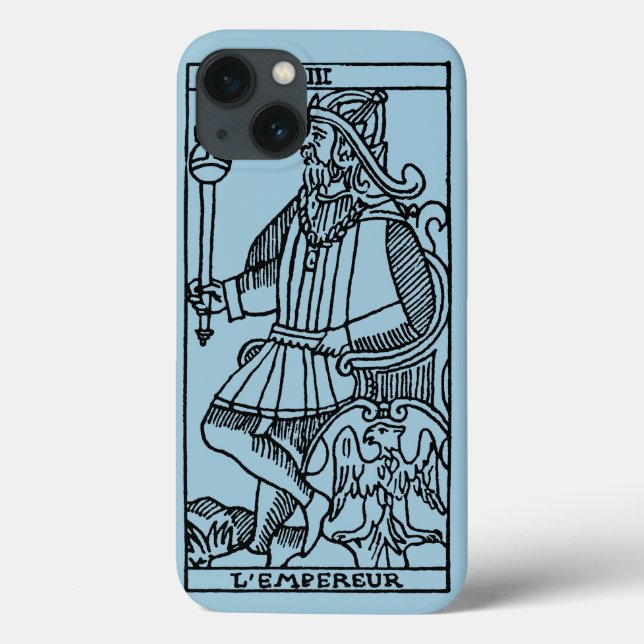 Tarot-Karte: Der Kaiser Case-Mate iPhone Hülle (Rückseite)