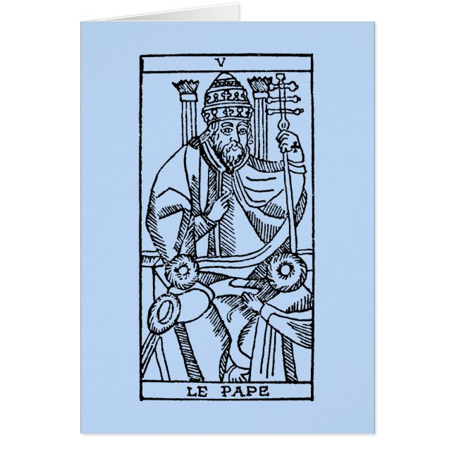 Tarot-Karte: Der Papst (Vorne)