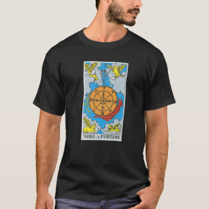 Tarot-Karte des Rades okkult glaubt, Weissagung T-Shirt