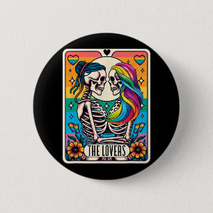 Tarot-Karte Die Liebhaber des Regenbogens Küssen L Button
