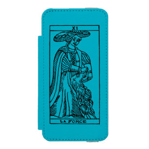 Tarot-Karte: Stärke Incipio Watson™ iPhone 5 Geldbörsen Hülle
