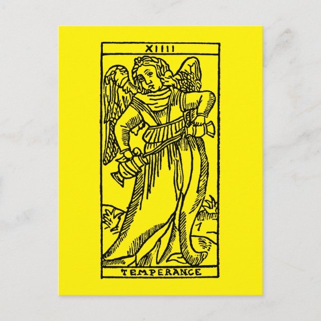 Tarot-Karte: Temperierbarkeit Postkarte (Vorderseite)