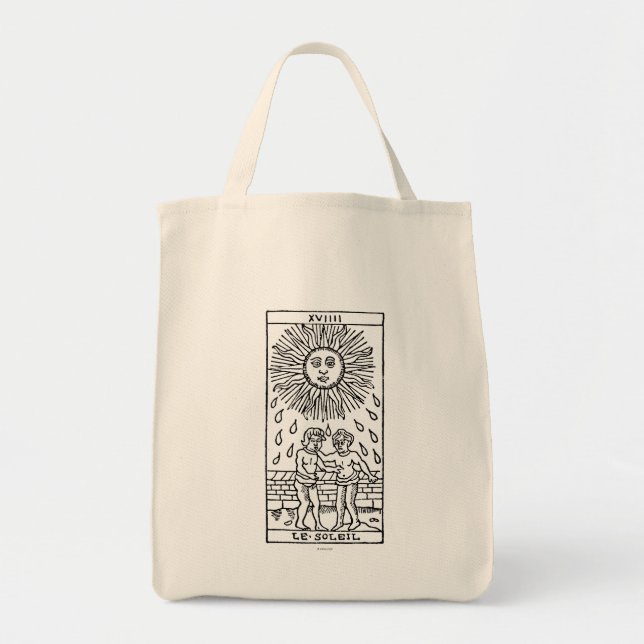 Tarot-Karte: The Sun Tragetasche (Vorne)