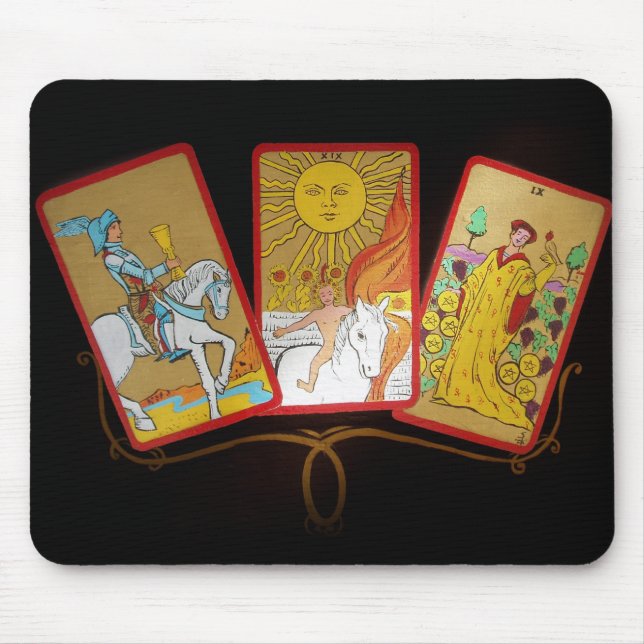 Tarot-Karten (2) Mousepad (Vorne)
