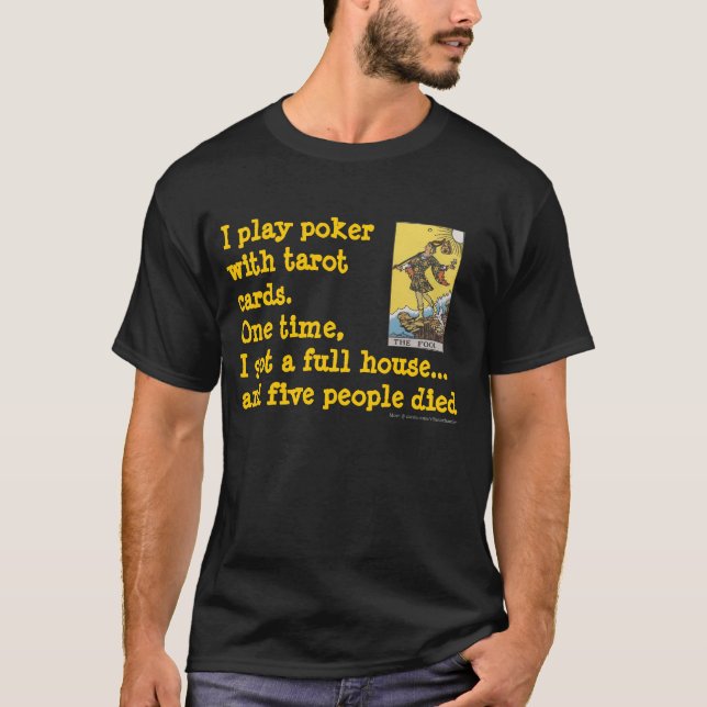 Tarot-Karten-Poker T-Shirt (Vorderseite)