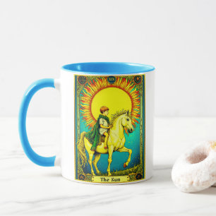 Tarot-Kartendarstellung, die Sun Tasse