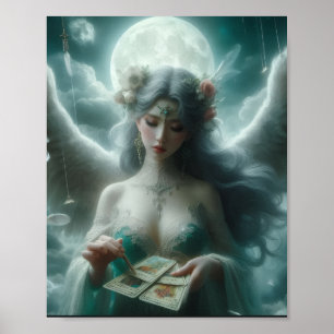 Tarot-Kartenplakat Poster