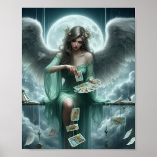 Tarot-Kartenplakat Poster