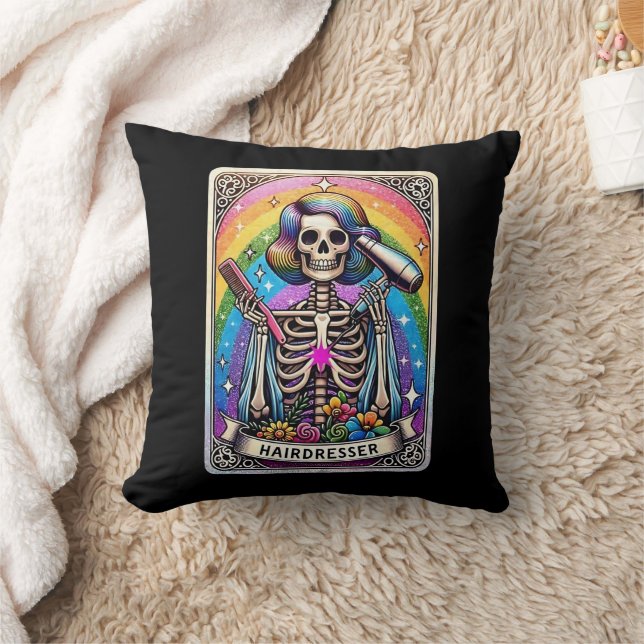 Tarot-Kartensammlung für den Friseur Kissen (Decke)