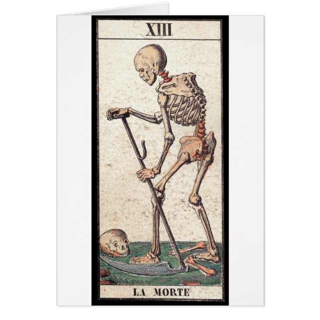 Tarot : La mort (Devant)
