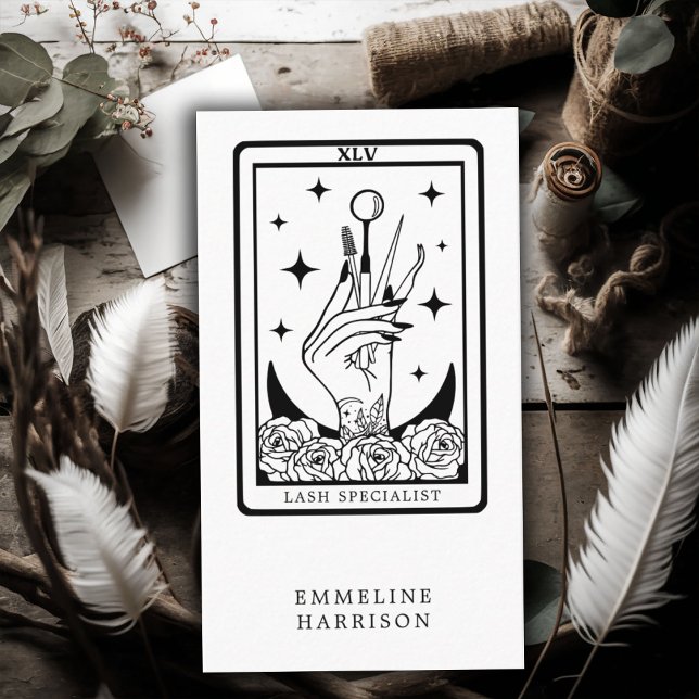 Tarot Lash Specialist Visitenkarte (Von Creator hochgeladen)