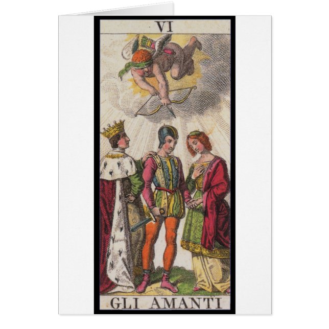 Tarot : Les amants (Devant)