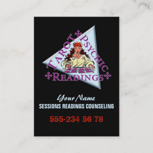 Tarot-Lesung - Geschäfts-Karte Visitenkarte