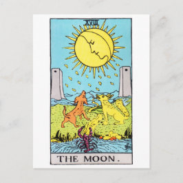 Tarot-Mond Postkarte