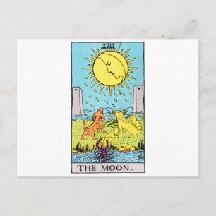 Tarot-Mond Postkarte