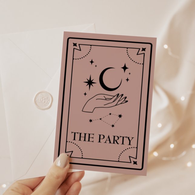 Tarot Mystic Fortune Bachelorette Party Invitation (Créateur téléchargé)