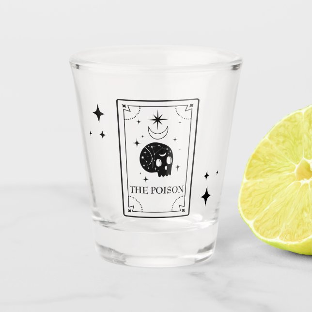 Tarot Mystic Fortune Shot Glass Schnapsglas (Vorderseite)