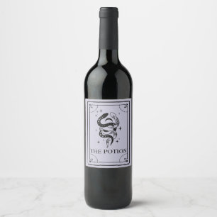 Tarot Mystic Fortune Wine Label Weinetikett
