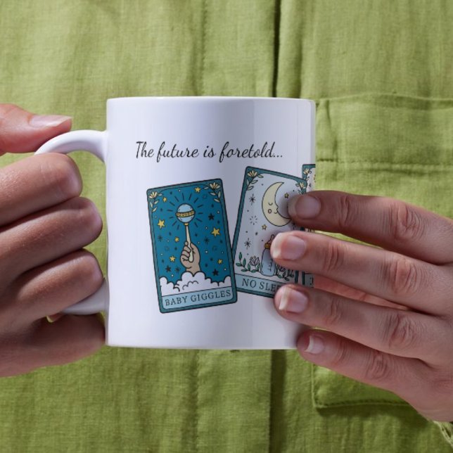Tarot Pregnancy Baby Boy Reveal für Familie Kaffeetasse (Von Creator hochgeladen)