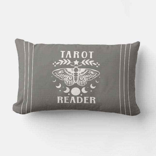 Tarot Reader Moon Phase Galaxy Stars Kissen Kissen (Vorderseite)