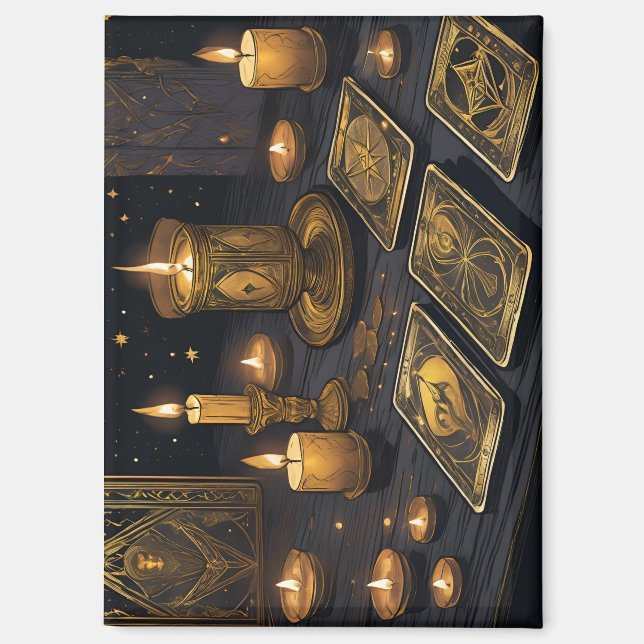 Tarot Reading-Design Magnet (Vorderseite)